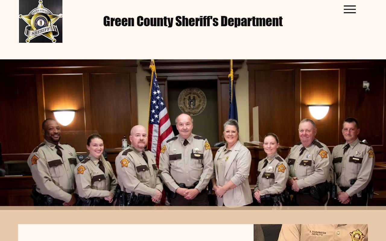 Green County court records Green County Sheriff website